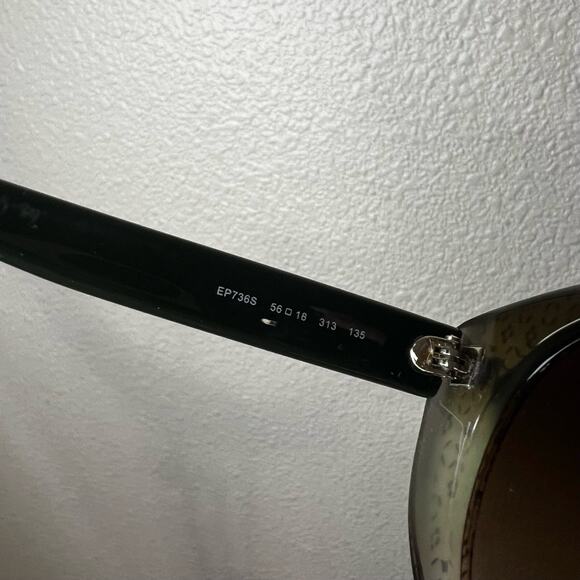 Emilio Pucci EP736S 313 Brown Gray Oversized Gradient Sunglasses 56-18-135 MM main image 9